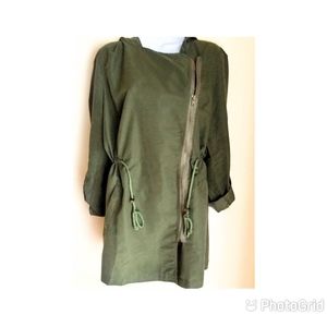 Haute Monde Army green utility jacket